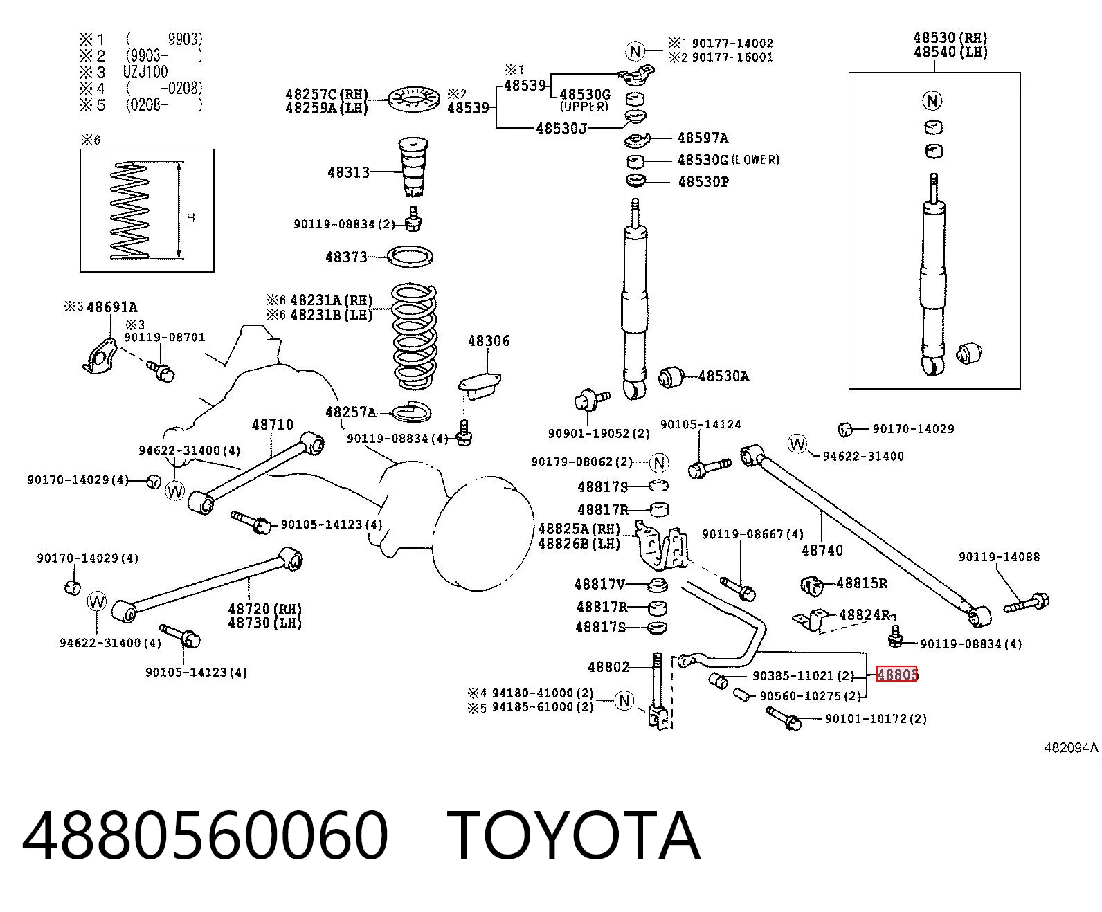 4880560060 Toyota