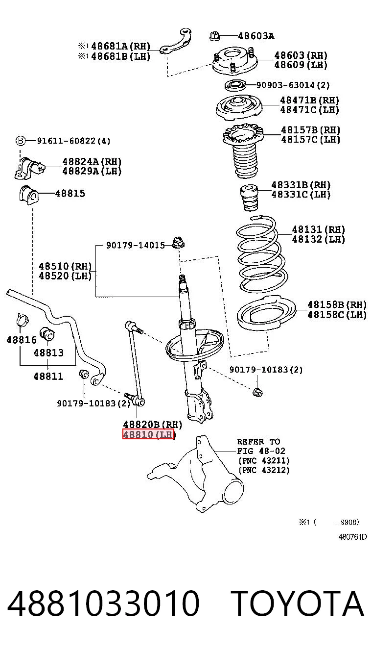 4881033010 Toyota