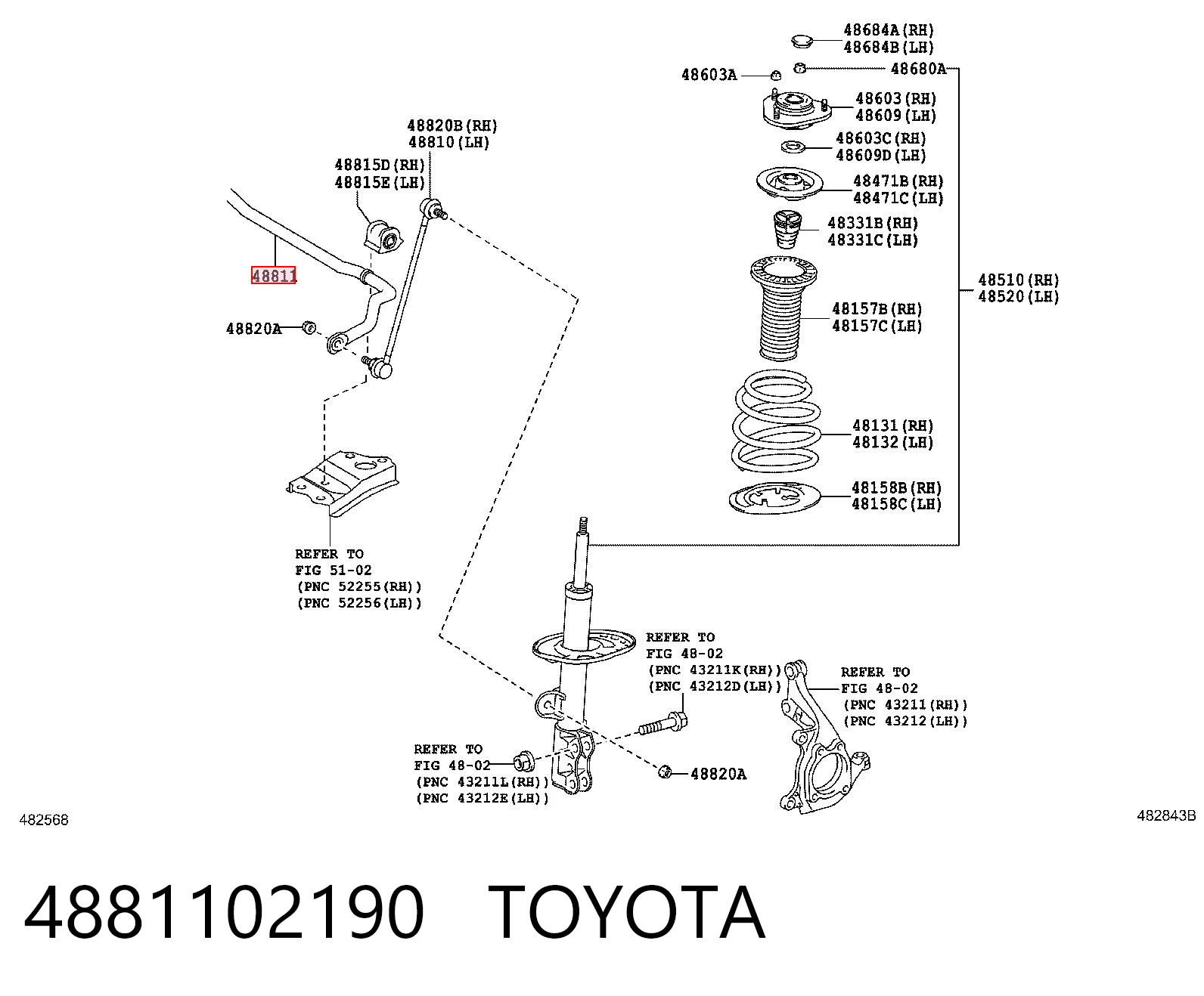 4881102190 Toyota