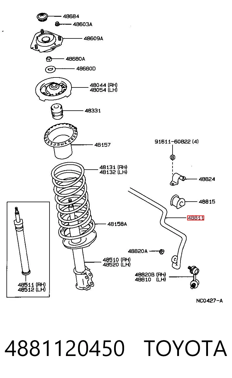 Kupić Stabilizator przedni Toyota Carina II T17 w dobrej cenie