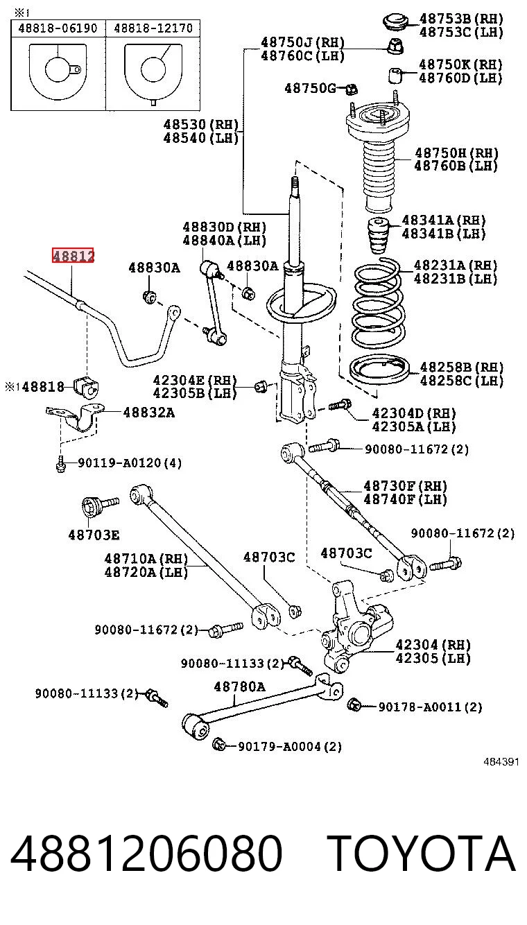 4881206080 Toyota
