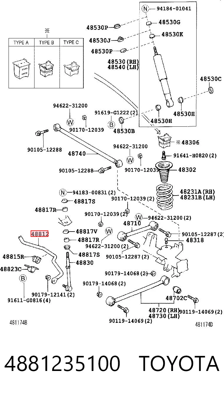 4881235100 Toyota