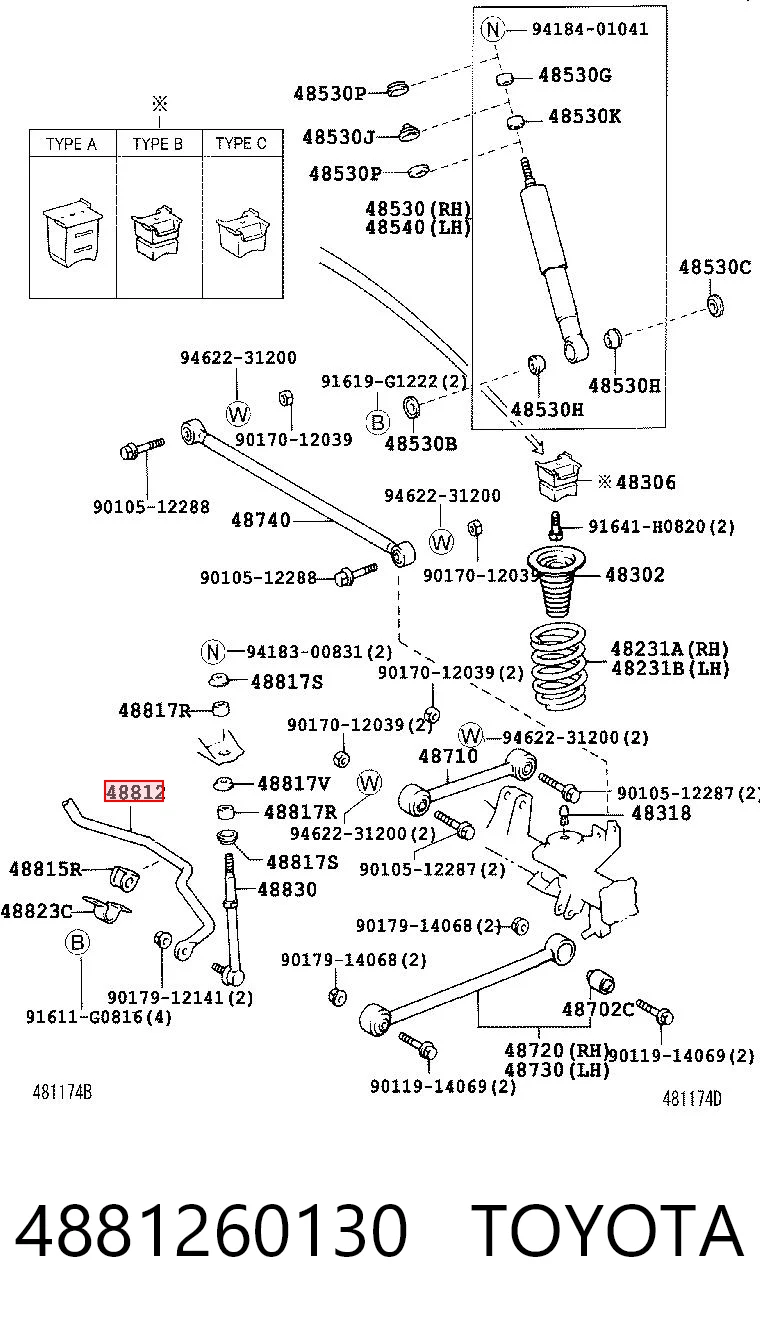 4881260130 Toyota