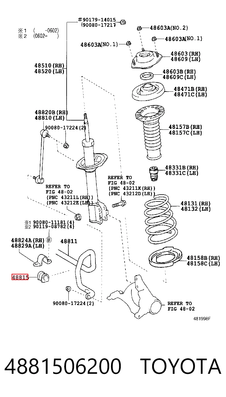 4881506200 Toyota