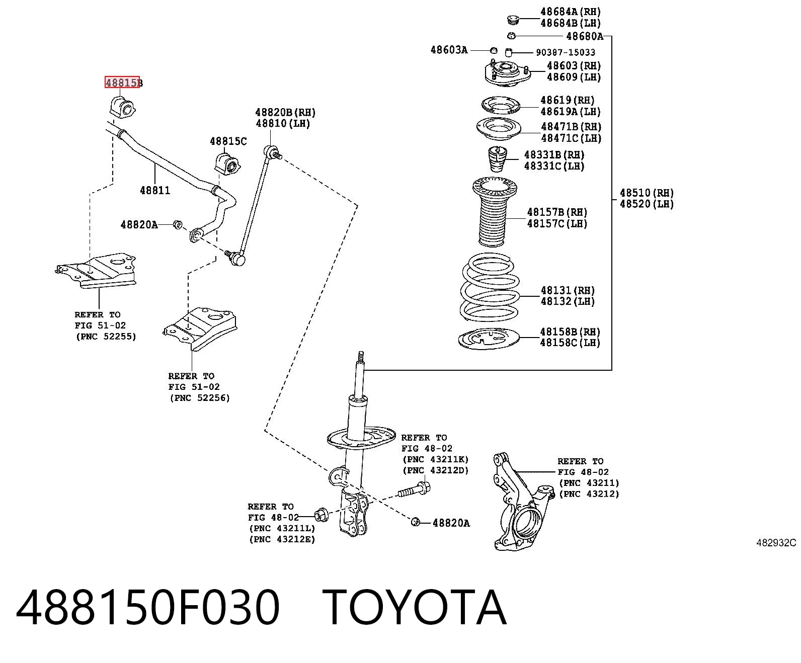 488150F030 Toyota