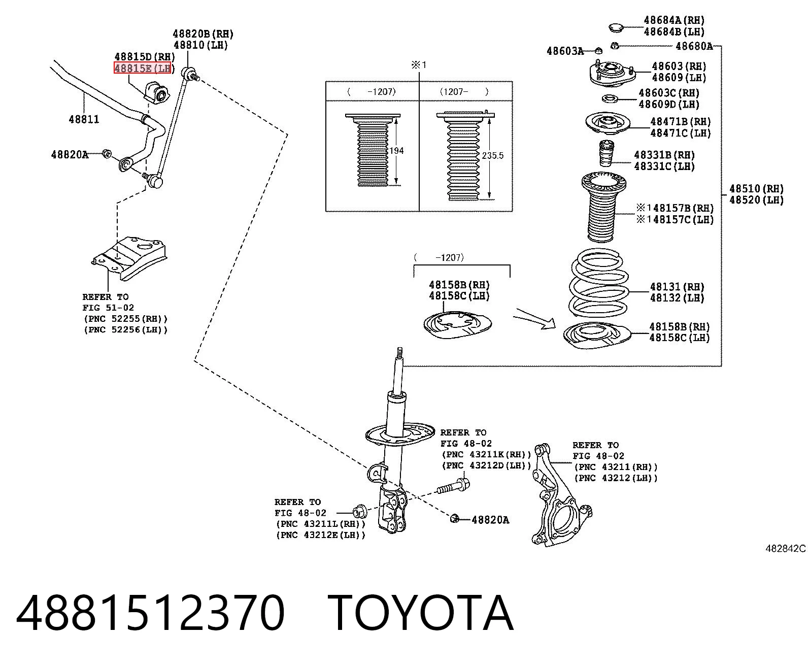 4881512370 Toyota