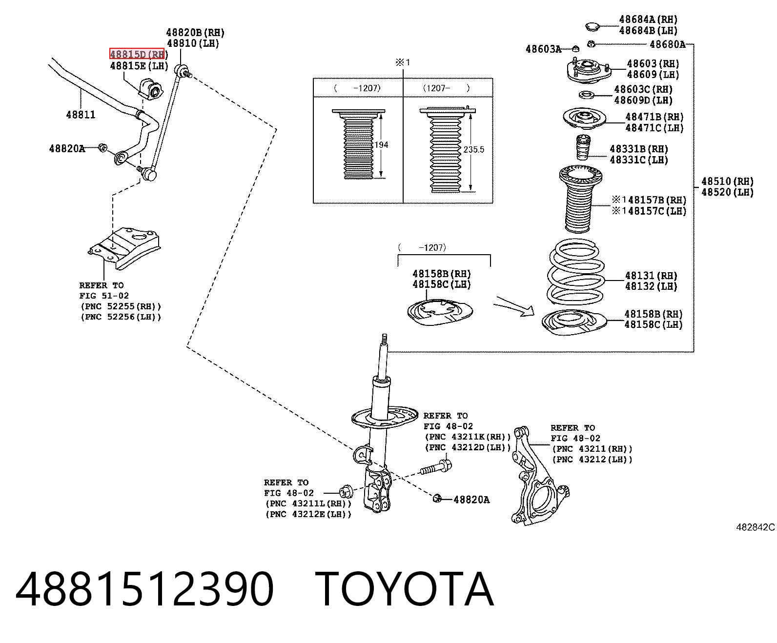 4881512390 Toyota