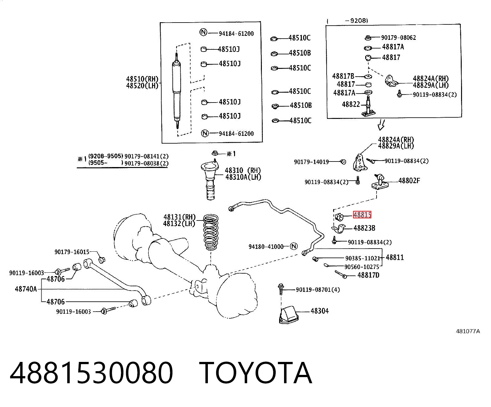 4881530080 Toyota
