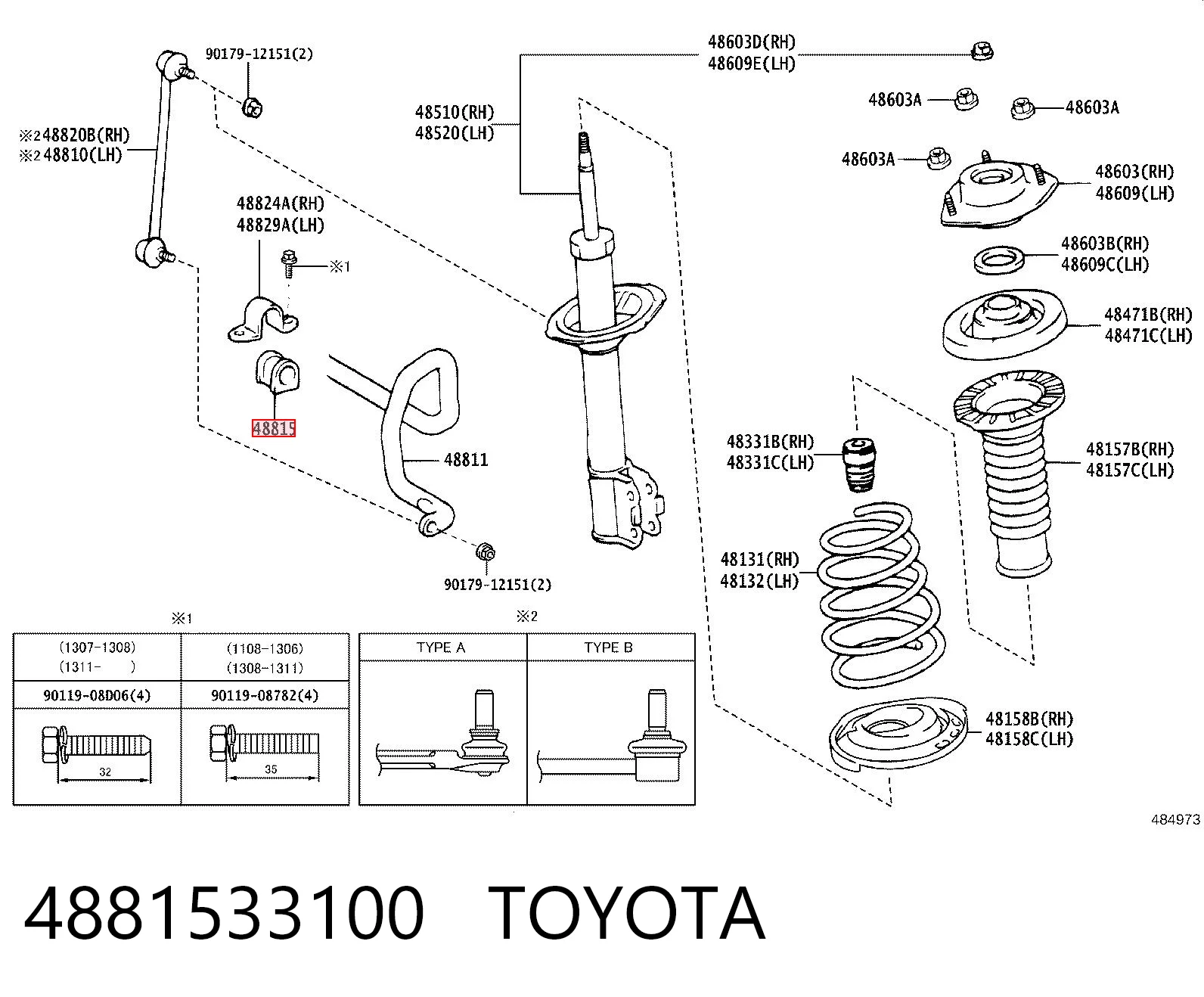4881533100 Toyota