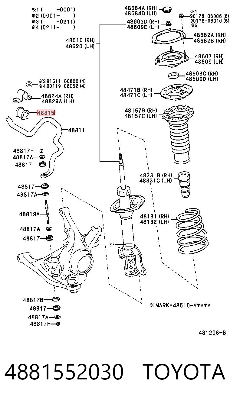 4881552030 Toyota
