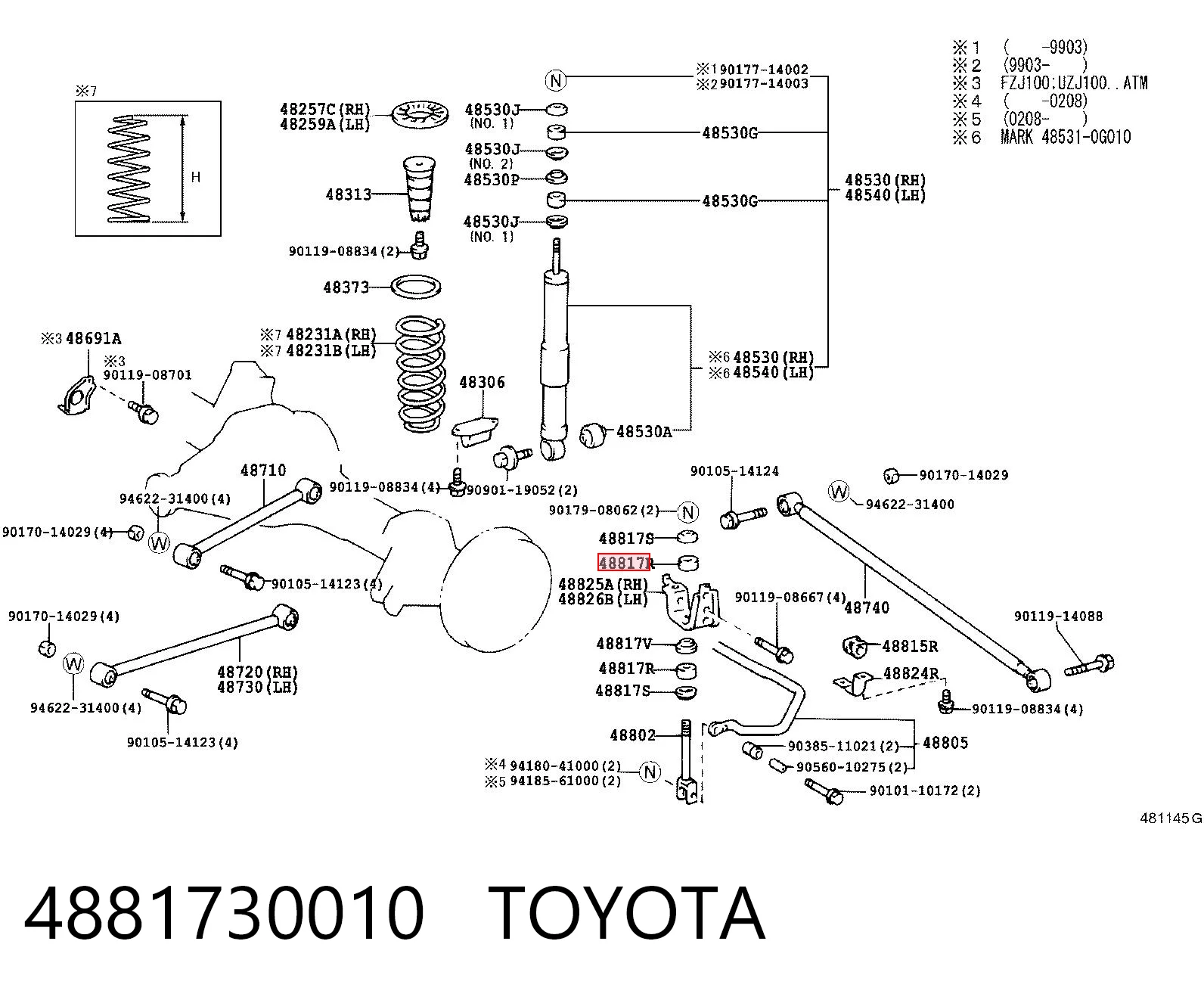 4881730010 Toyota