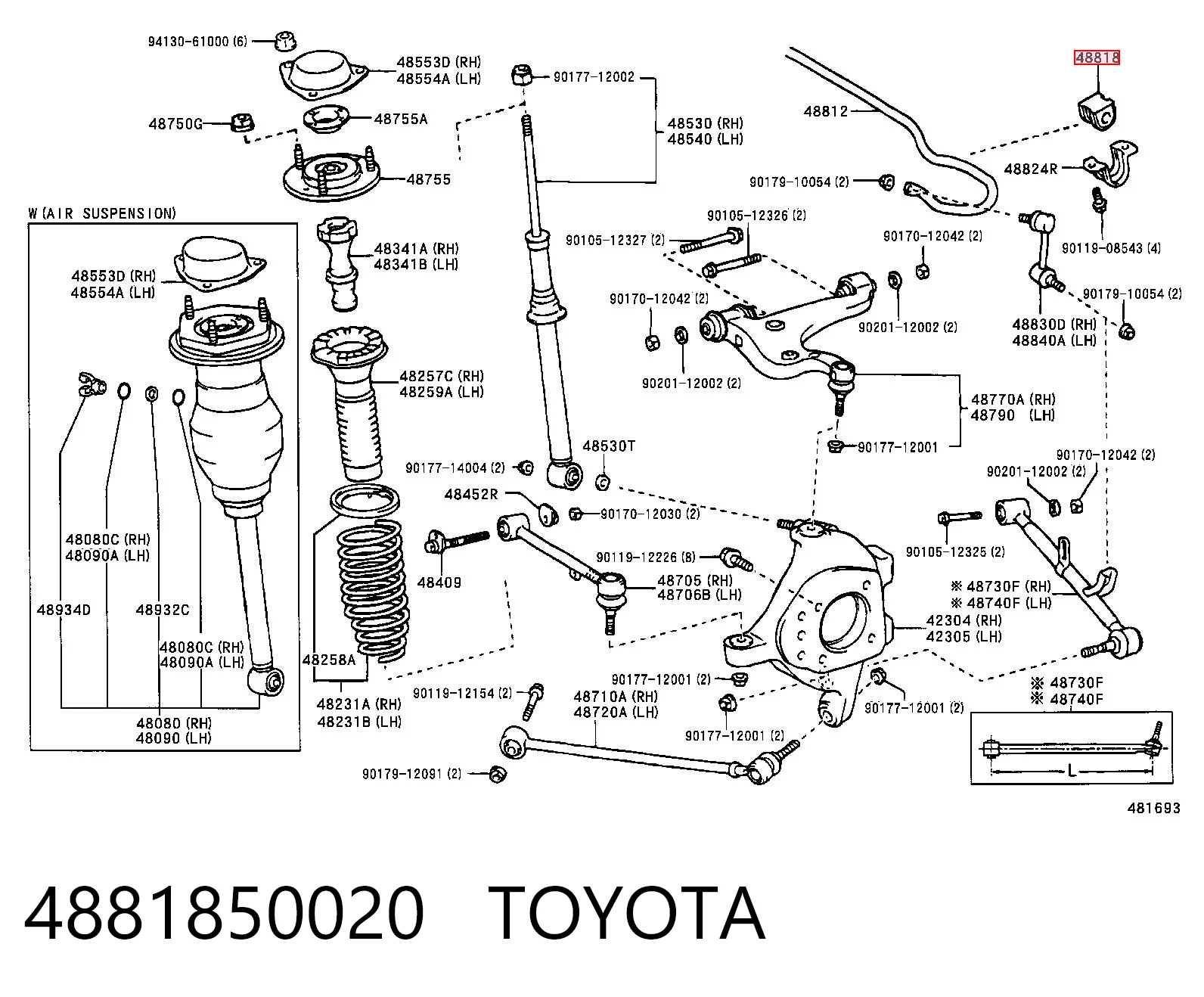 4881850020 Toyota