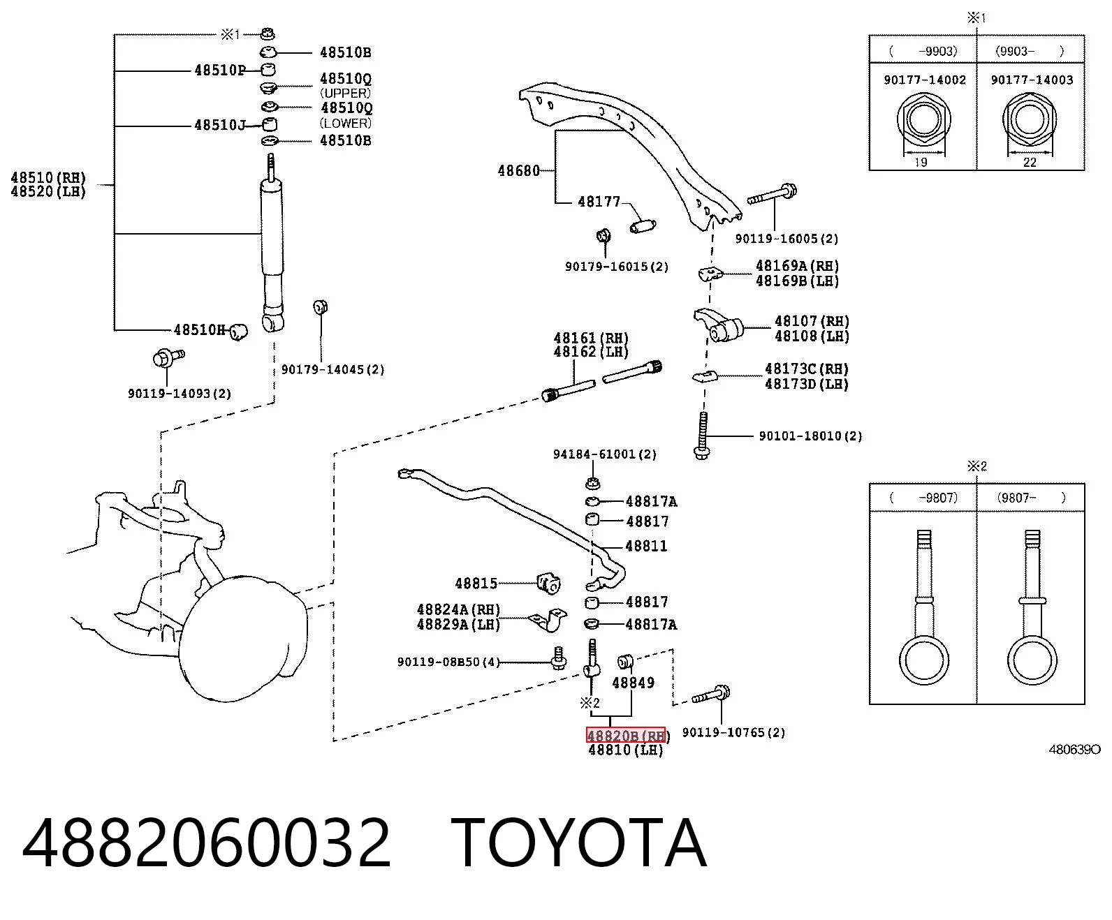 4882060032 Toyota