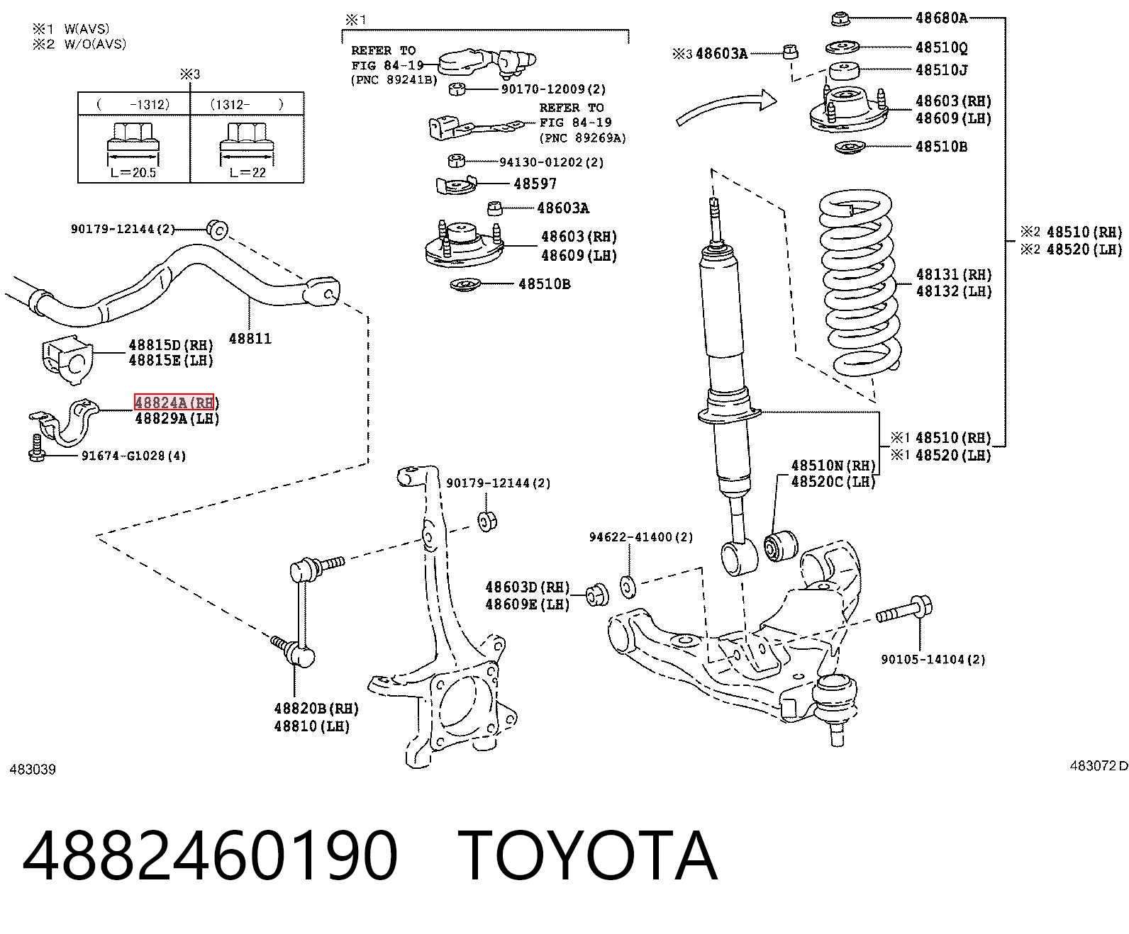 4882460190 Toyota