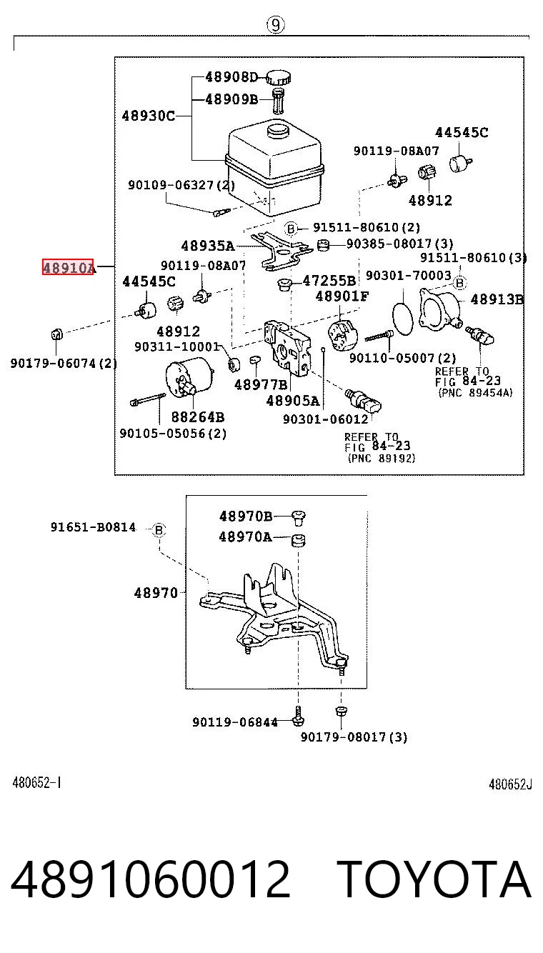 4891060012 Toyota Kompresor zawieszenia pneumatycznego
