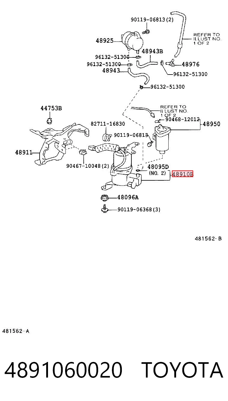 4891060020 Toyota Kompresor zawieszenia pneumatycznego