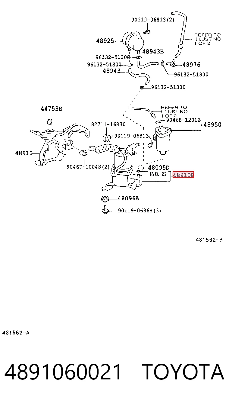 4891060021 Toyota Kompresor zawieszenia pneumatycznego