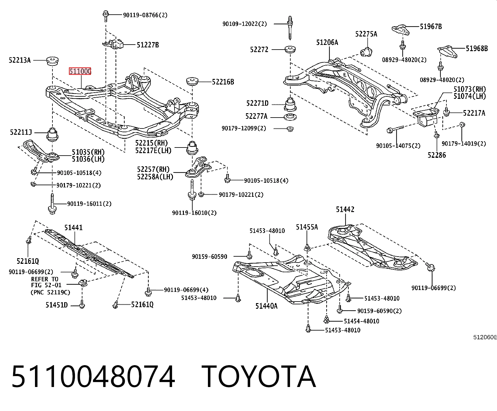  Korpus osi przedniej Lexus RX 