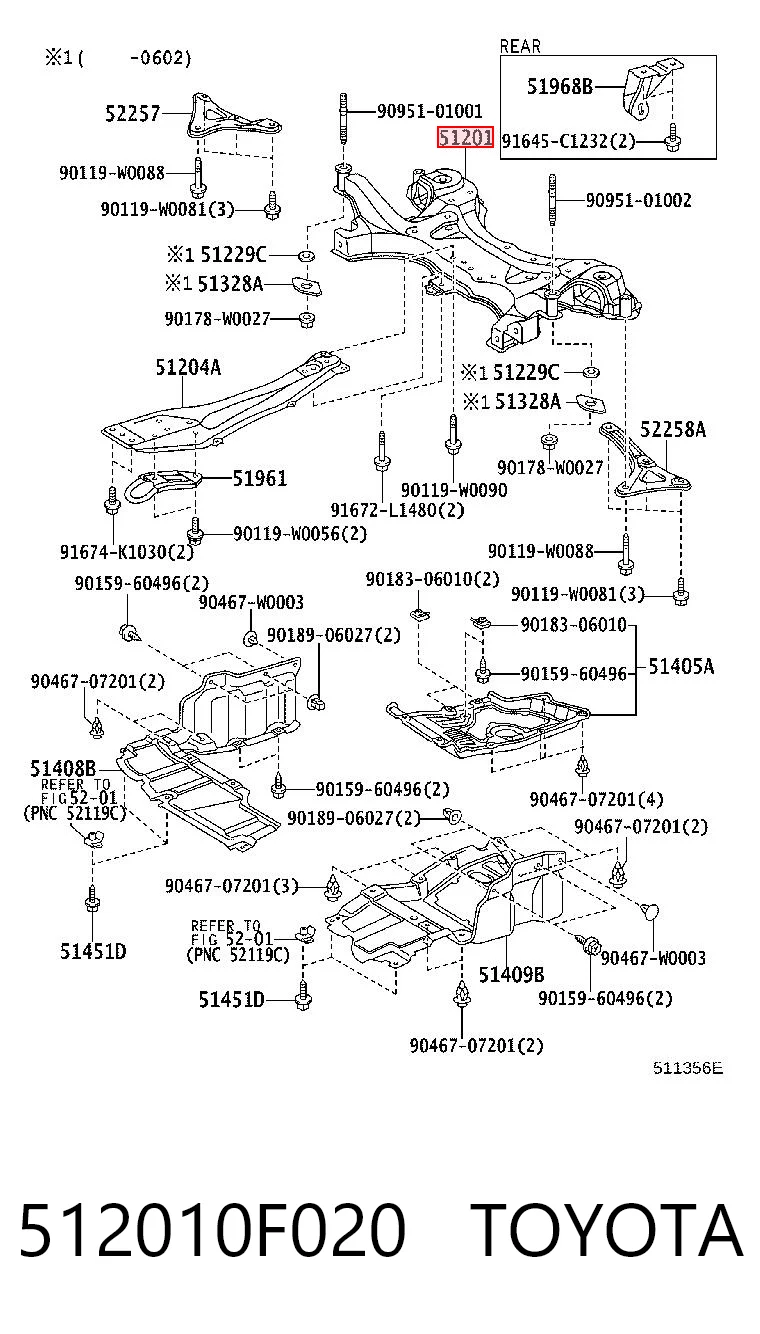 Korpus osi przedniej do Toyota Corolla R10