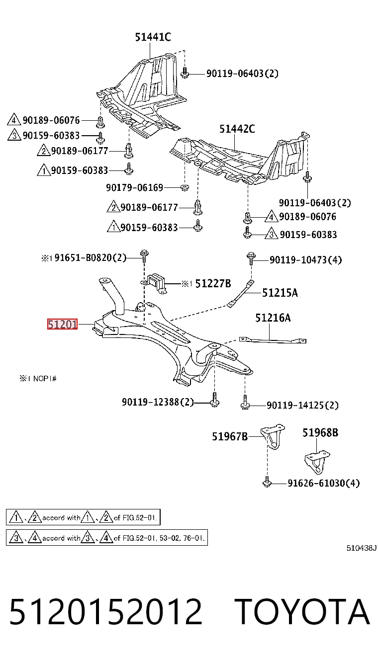 Korpus osi przedniej do Toyota Yaris  P10