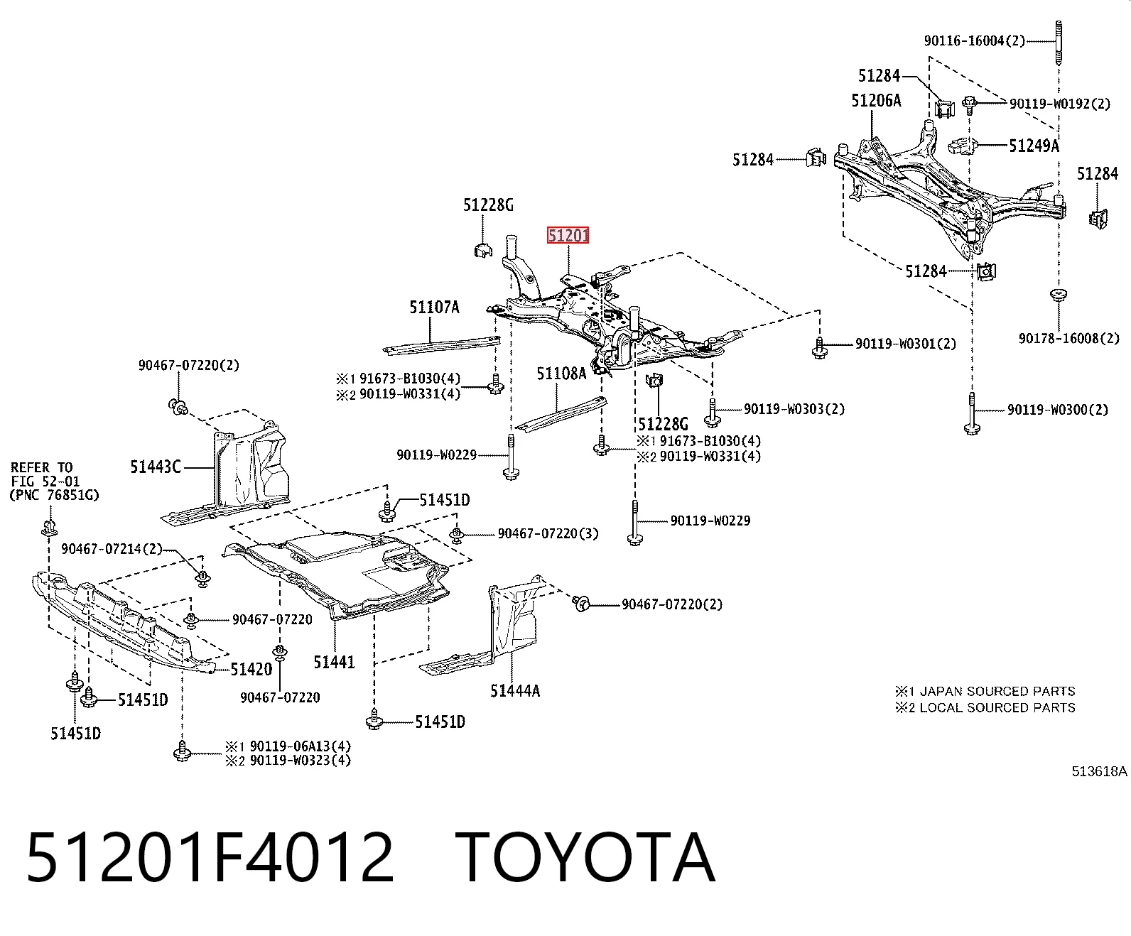 Do koszyka Korpus osi przedniej Toyota C-HR  X10