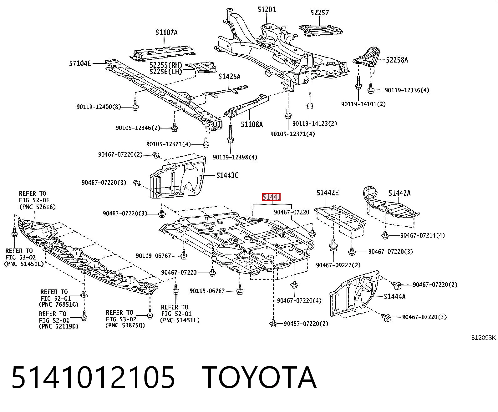 Osłona silnika, miski (przedziału silnika) Toyota Prius hatchback (ZVW30) (2009 - 2016) cena, od 38,34 USD