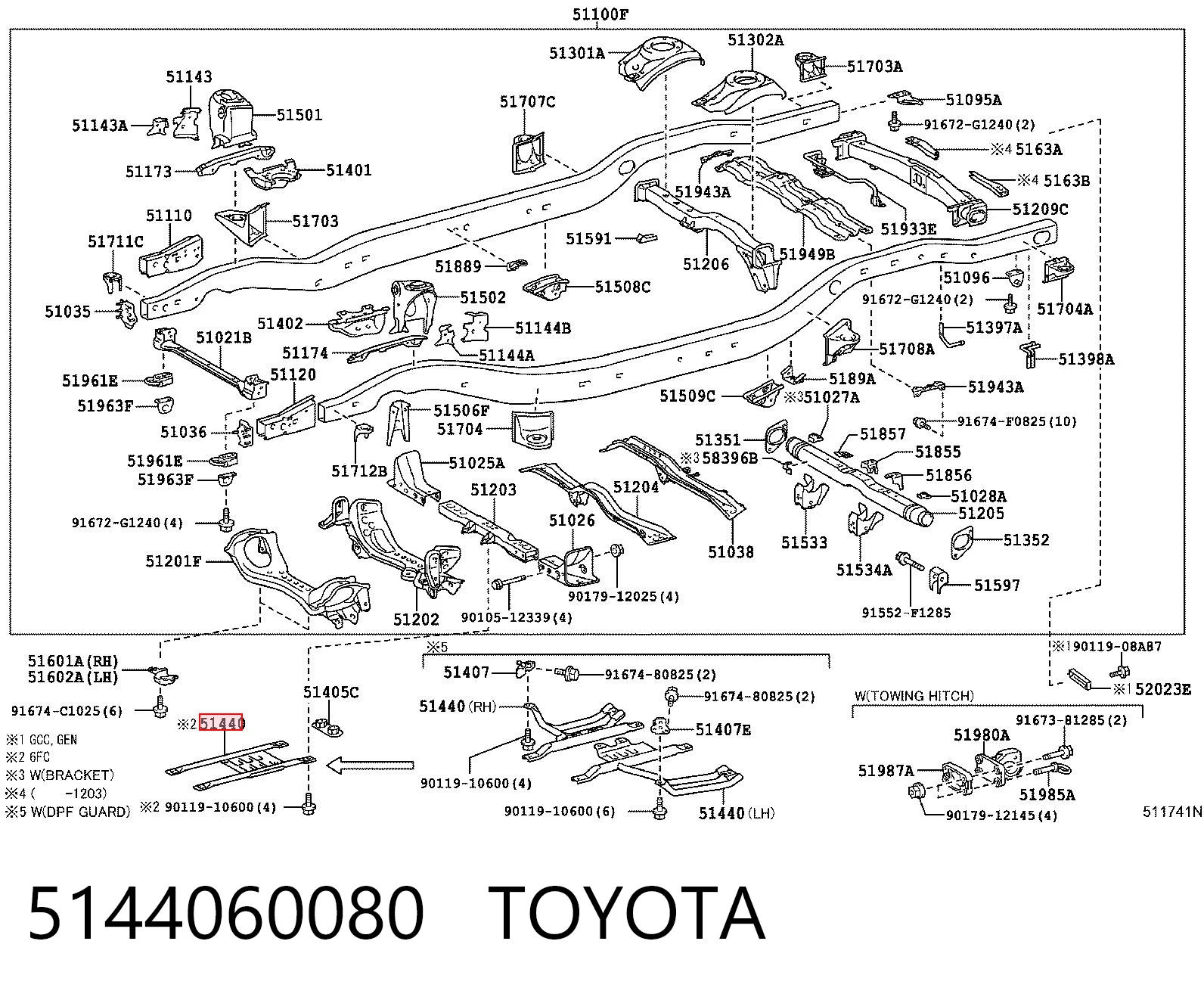 5144060080 Toyota
