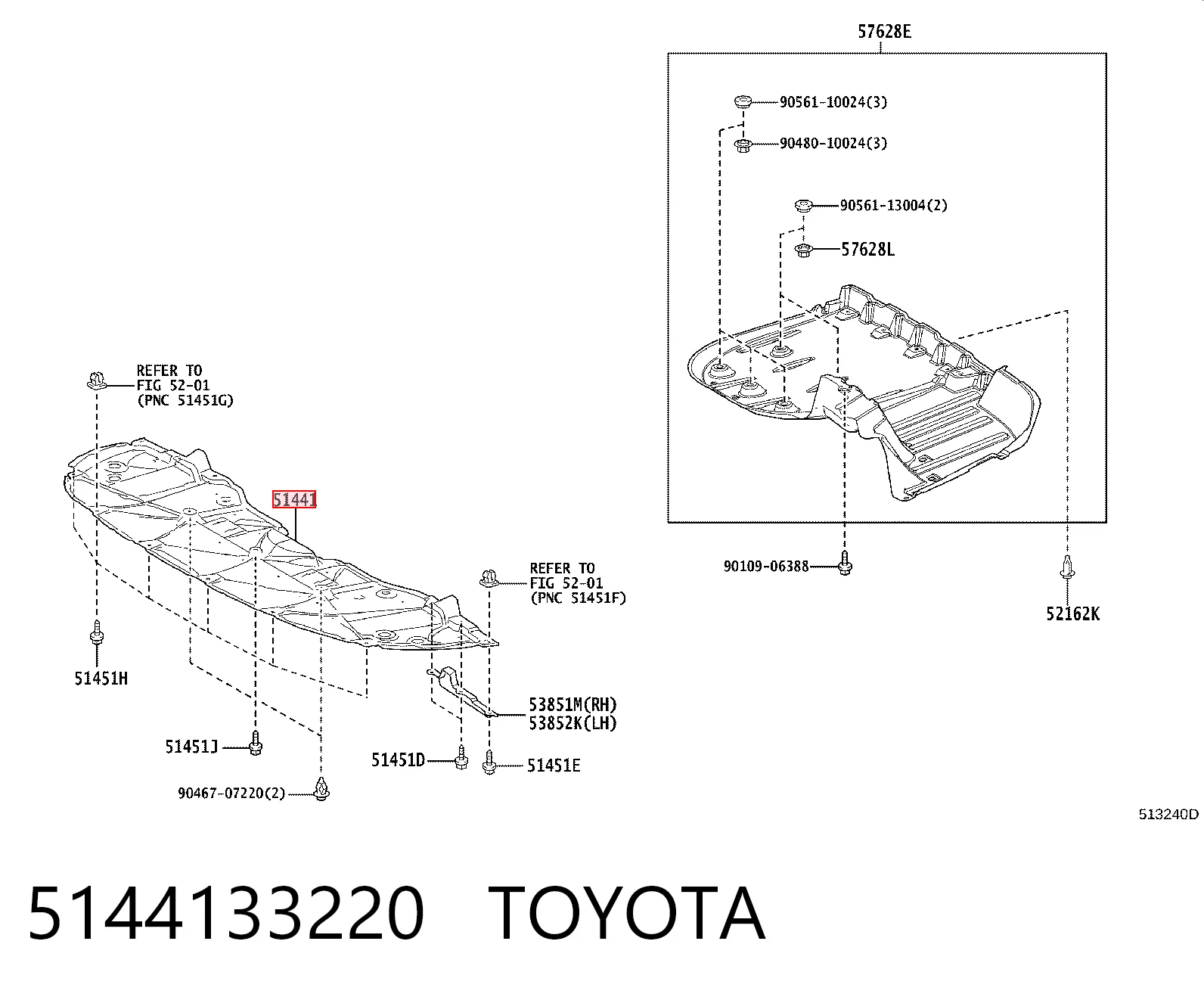 5144133220 Toyota