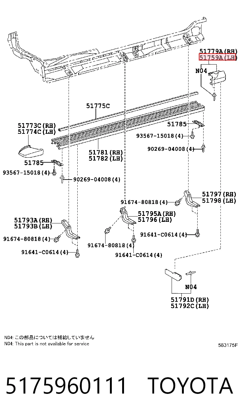 5175960111 Toyota
