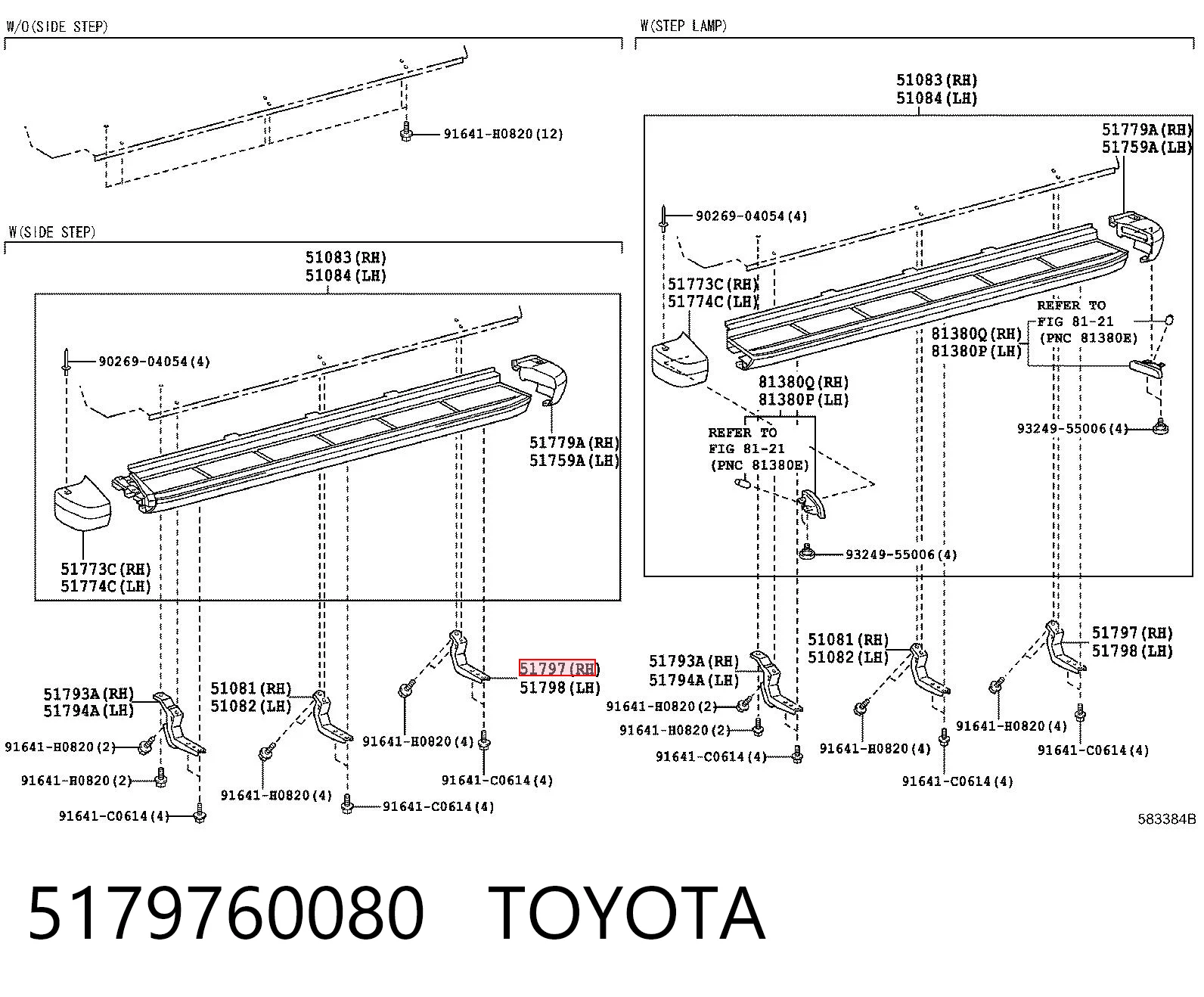 5179760080 Toyota