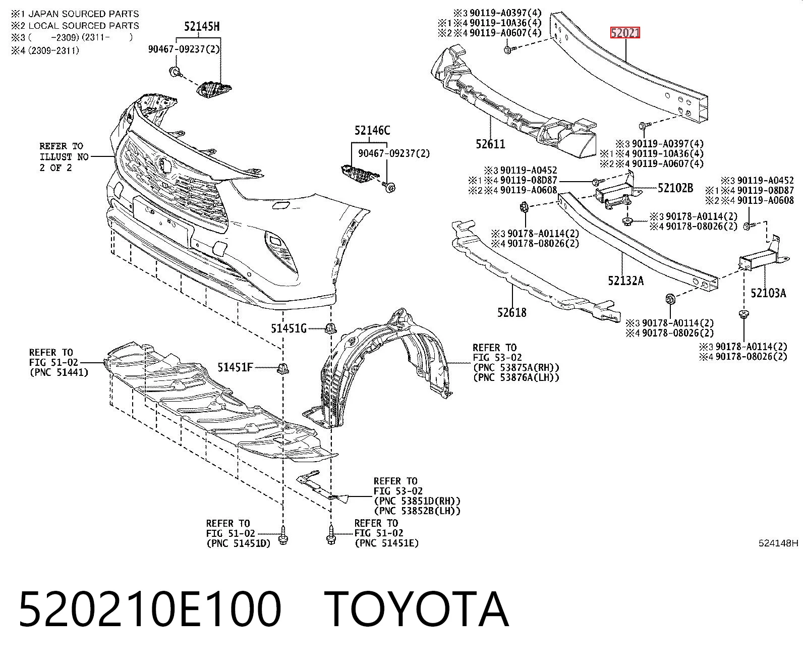 520210E100 Toyota