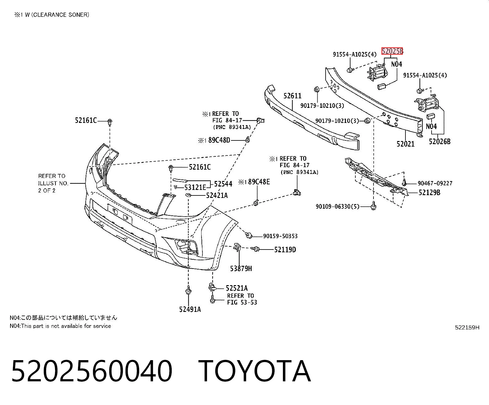 5202560040 Toyota