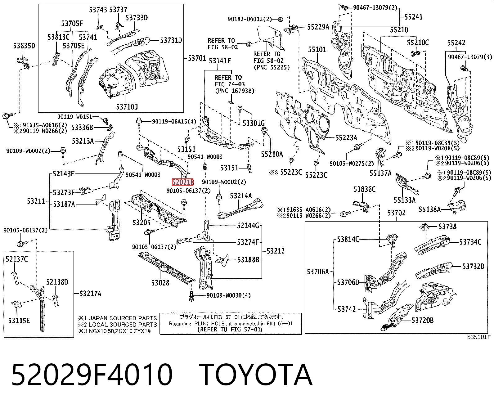 52029F4010 Toyota
