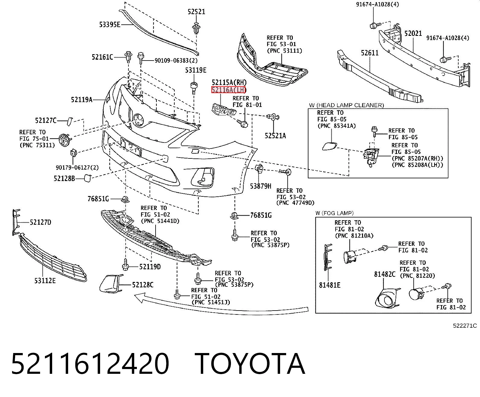 5211612420 Toyota