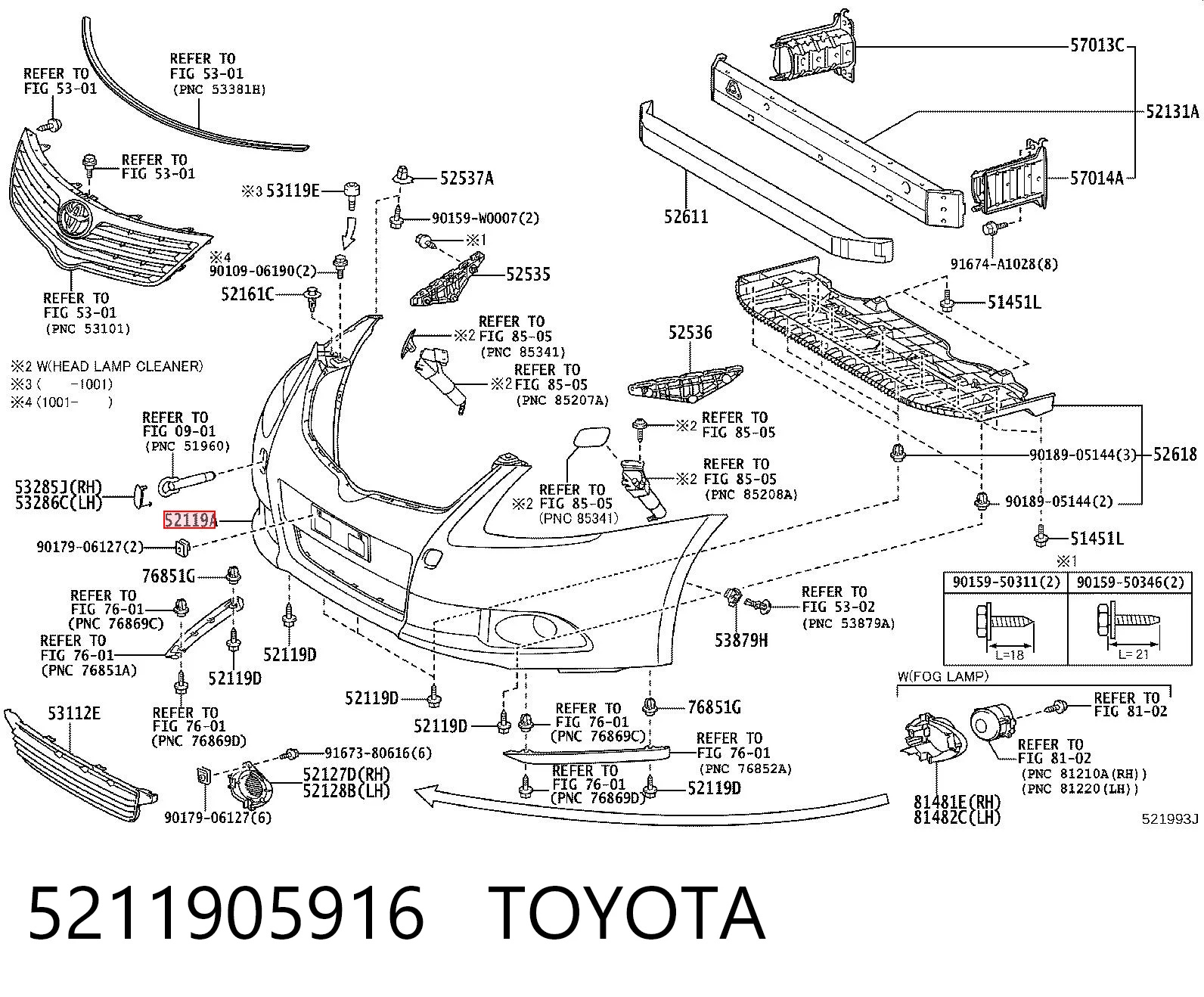 5211905916 Toyota