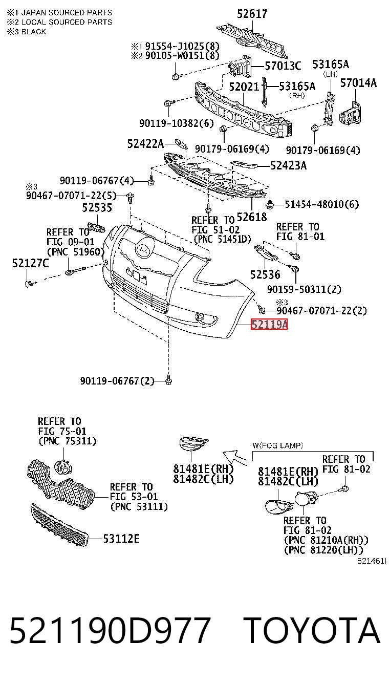 521190D977 Toyota