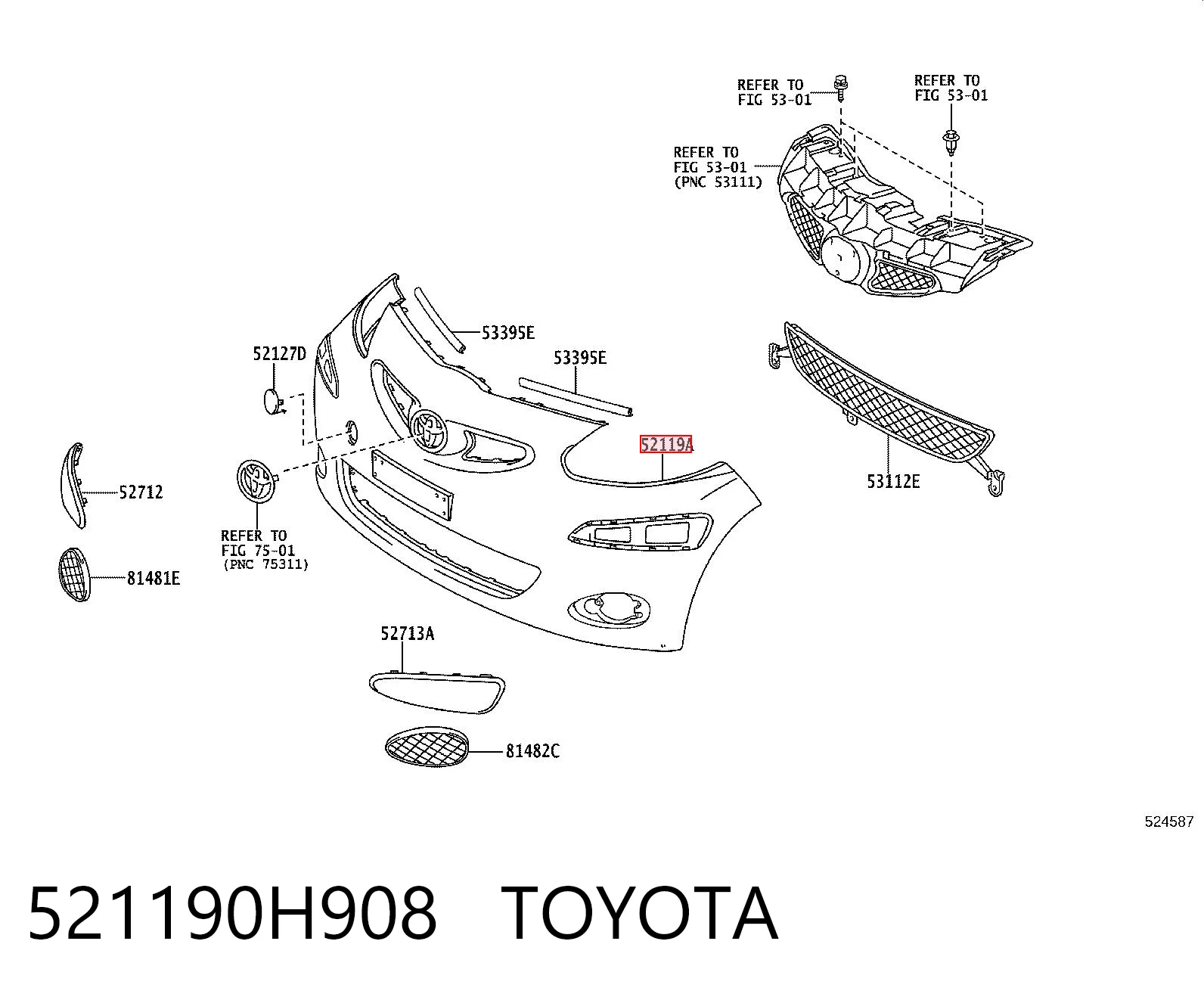 521190H908 Toyota