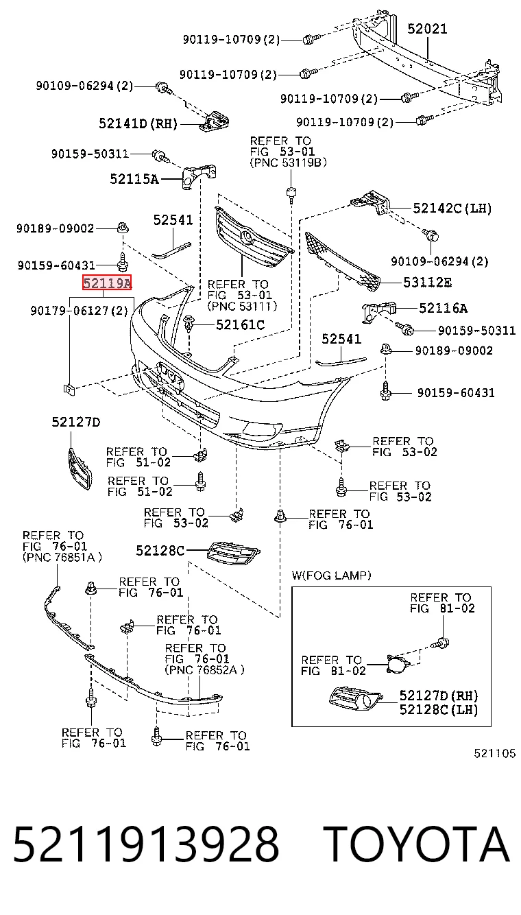 5211913928 Toyota