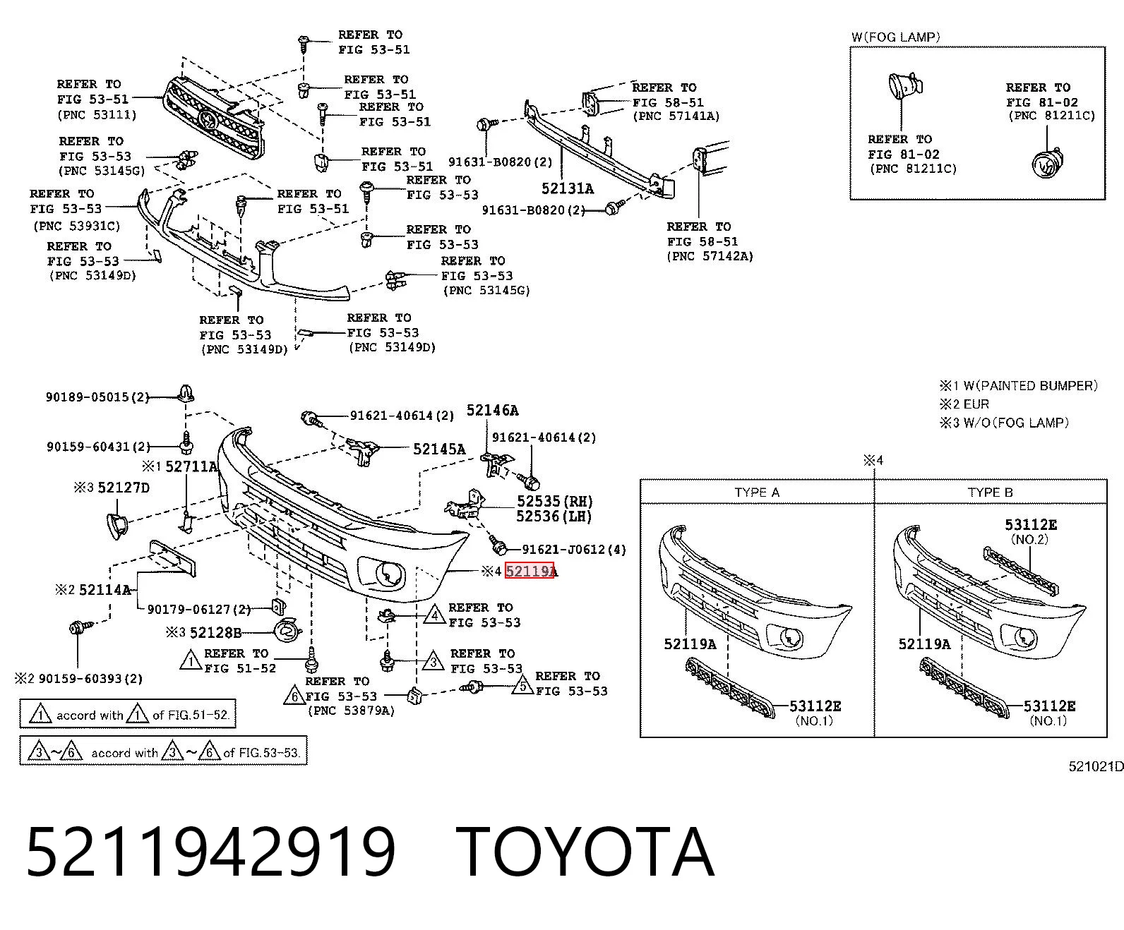 5211942919 Toyota