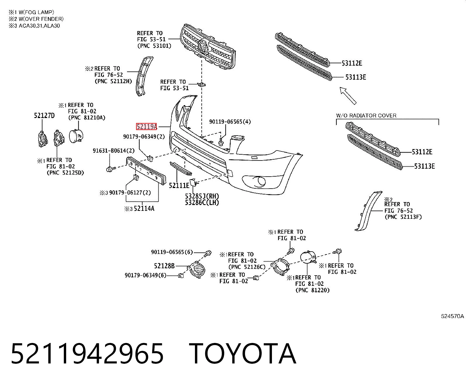 Do koszyka Zderzak przedni Toyota RAV4 III A3