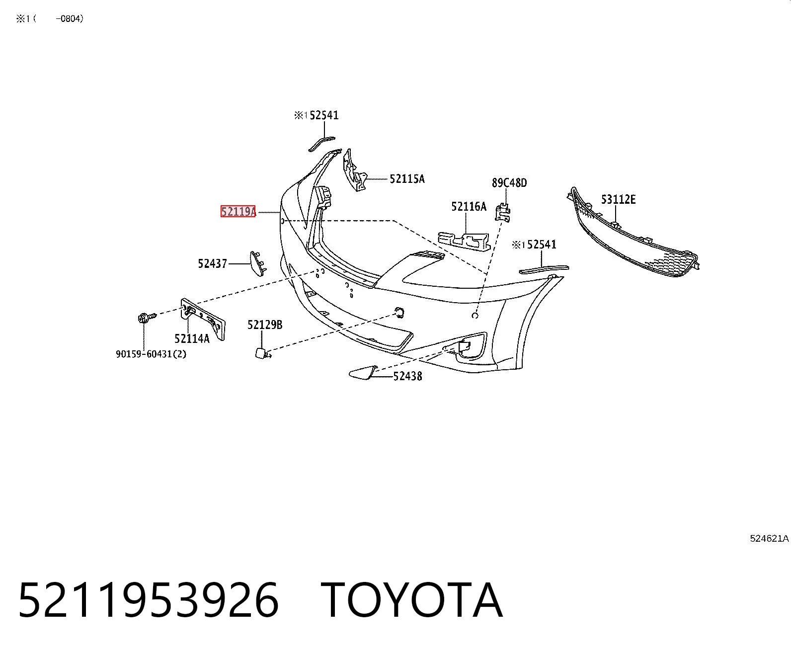 5211953926 Toyota