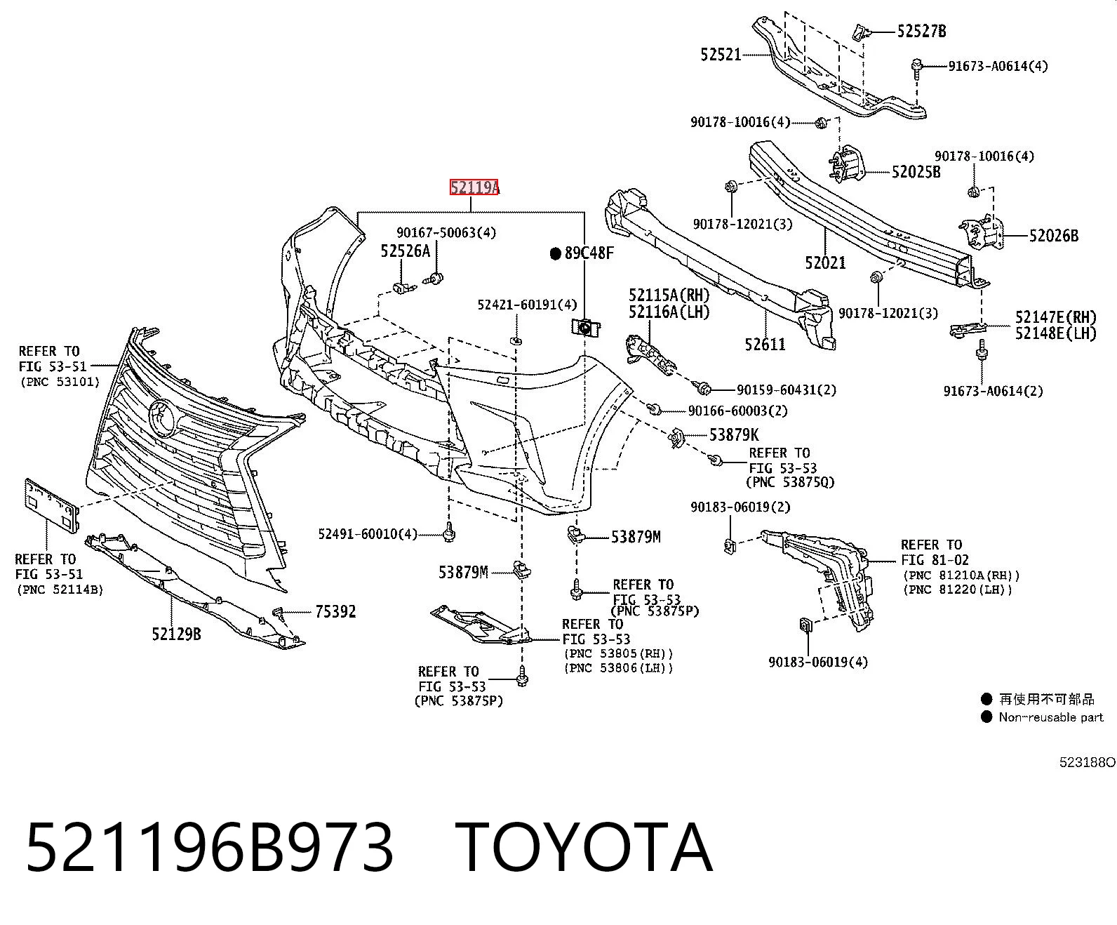 521196B973 Toyota
