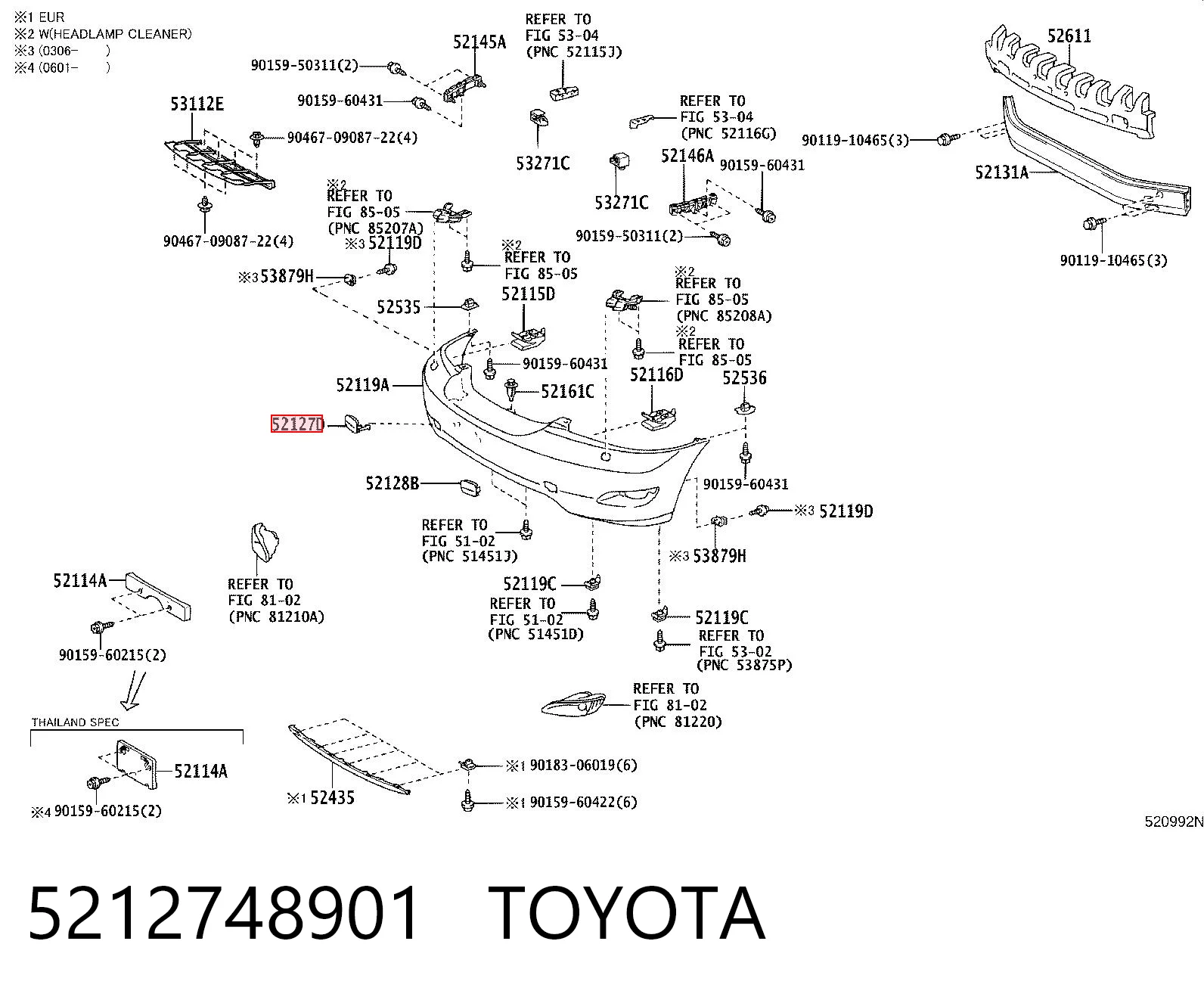 5212748901 Toyota
