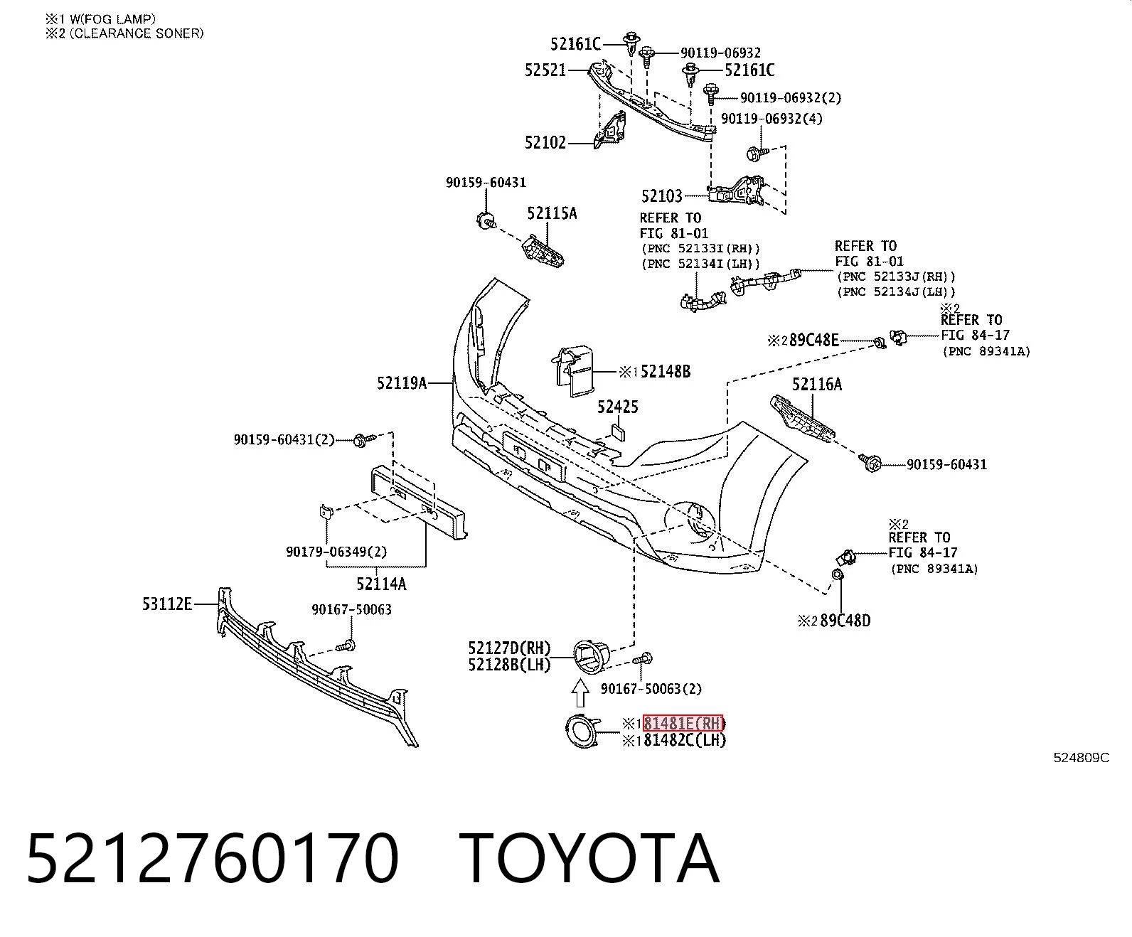 5212760170 Toyota