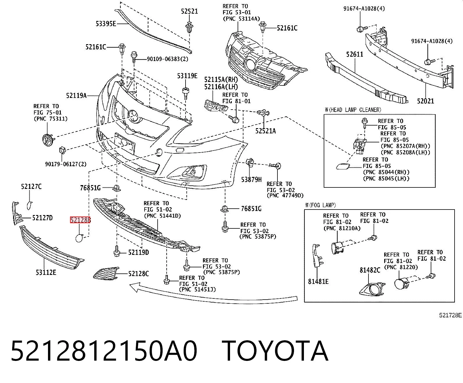 5212812150A0 Toyota