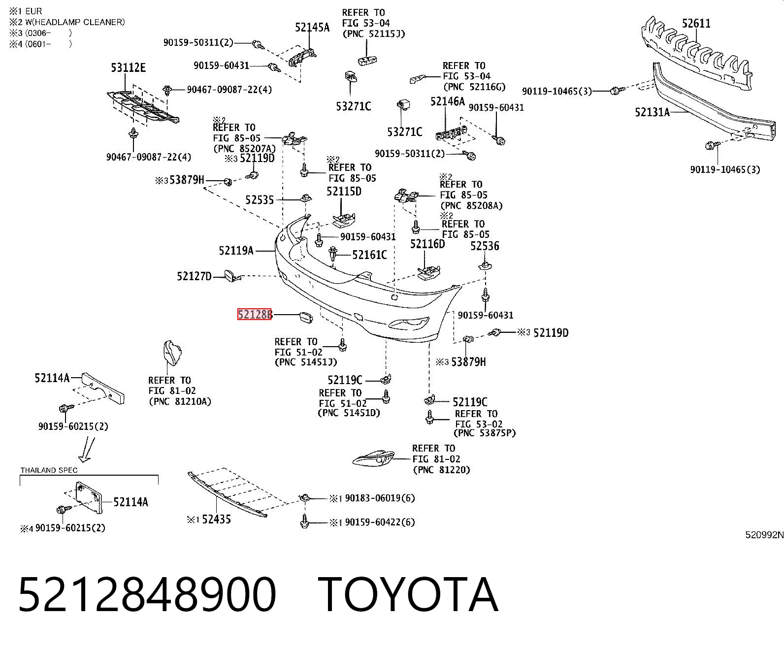 5212848900 Toyota