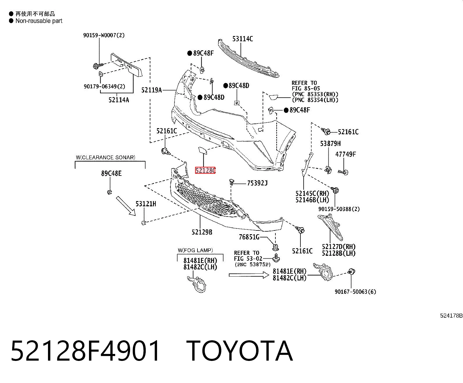 52128F4901 Toyota
