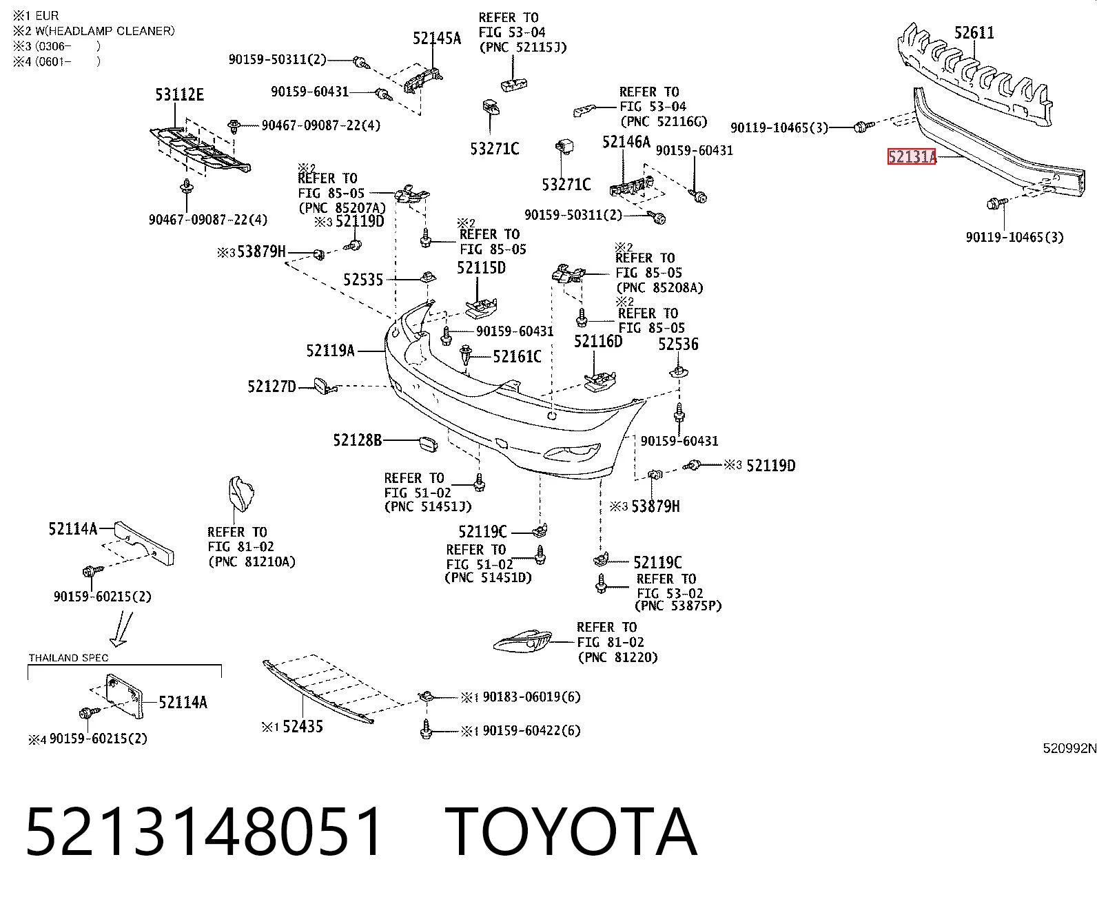 5213148051 Toyota