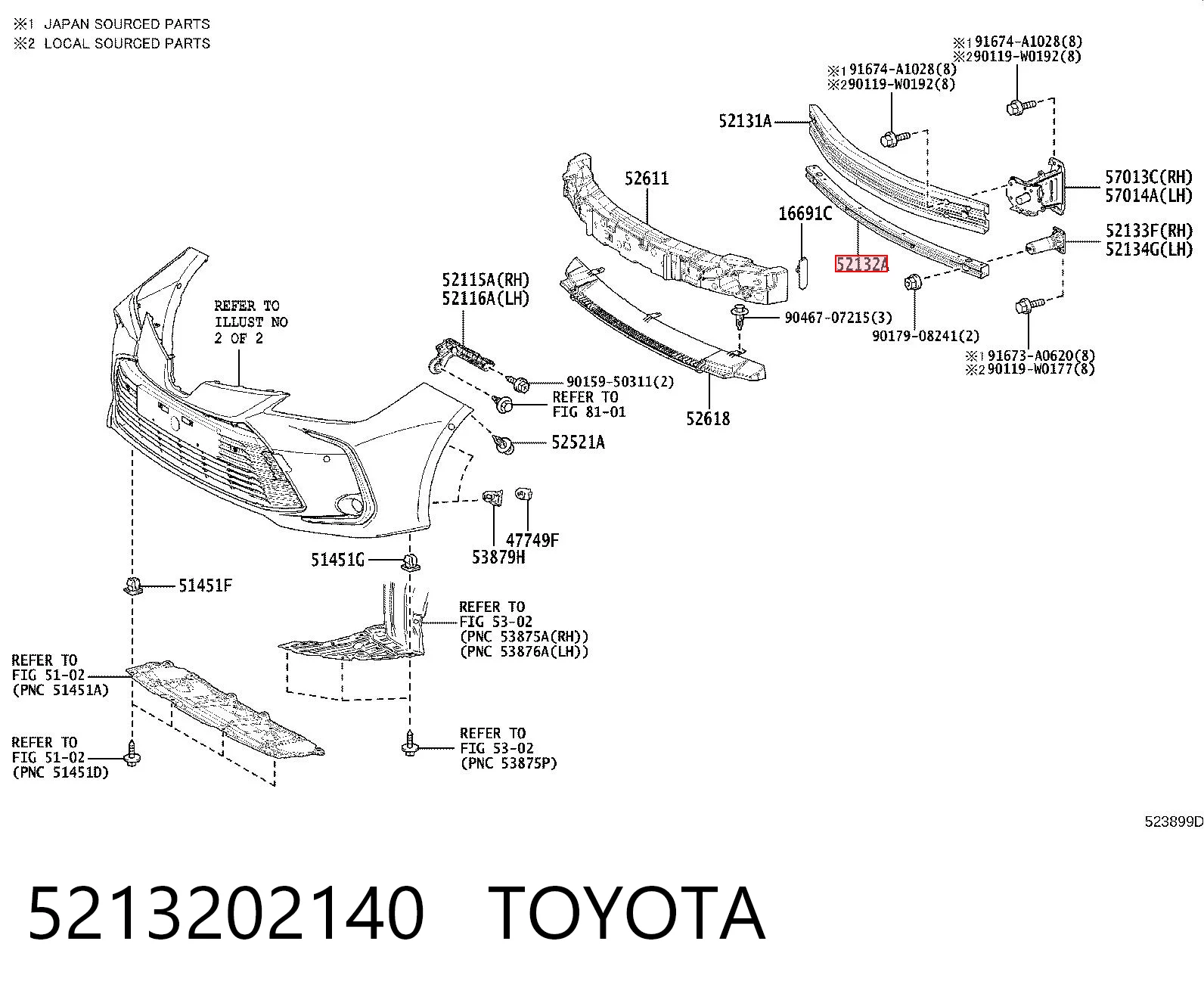5213202140 Toyota