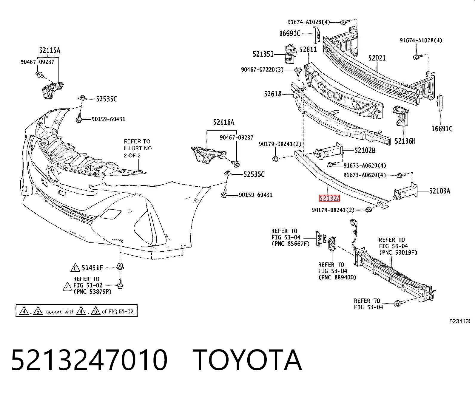 Wzmocnienie zderzaka przedniego Toyota Prius hatchback (ZVW5) (2015 - 2026) cena, od 53,13 USD